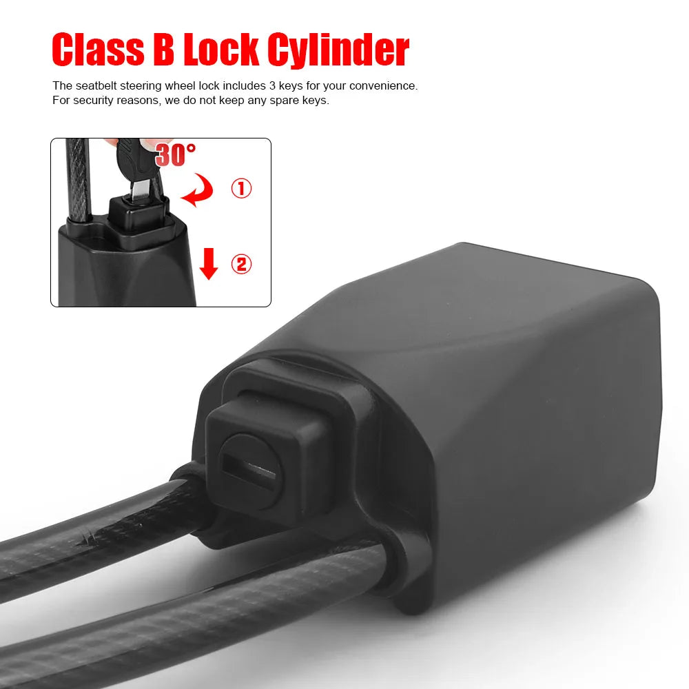 Car Steering Wheel Anti-Theft Lock