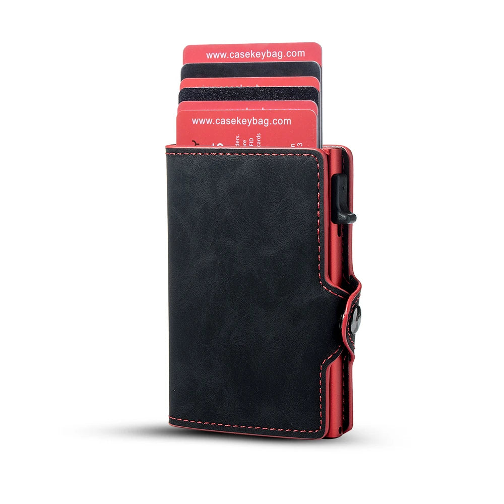 Leather Pop-Up RFID Wallet