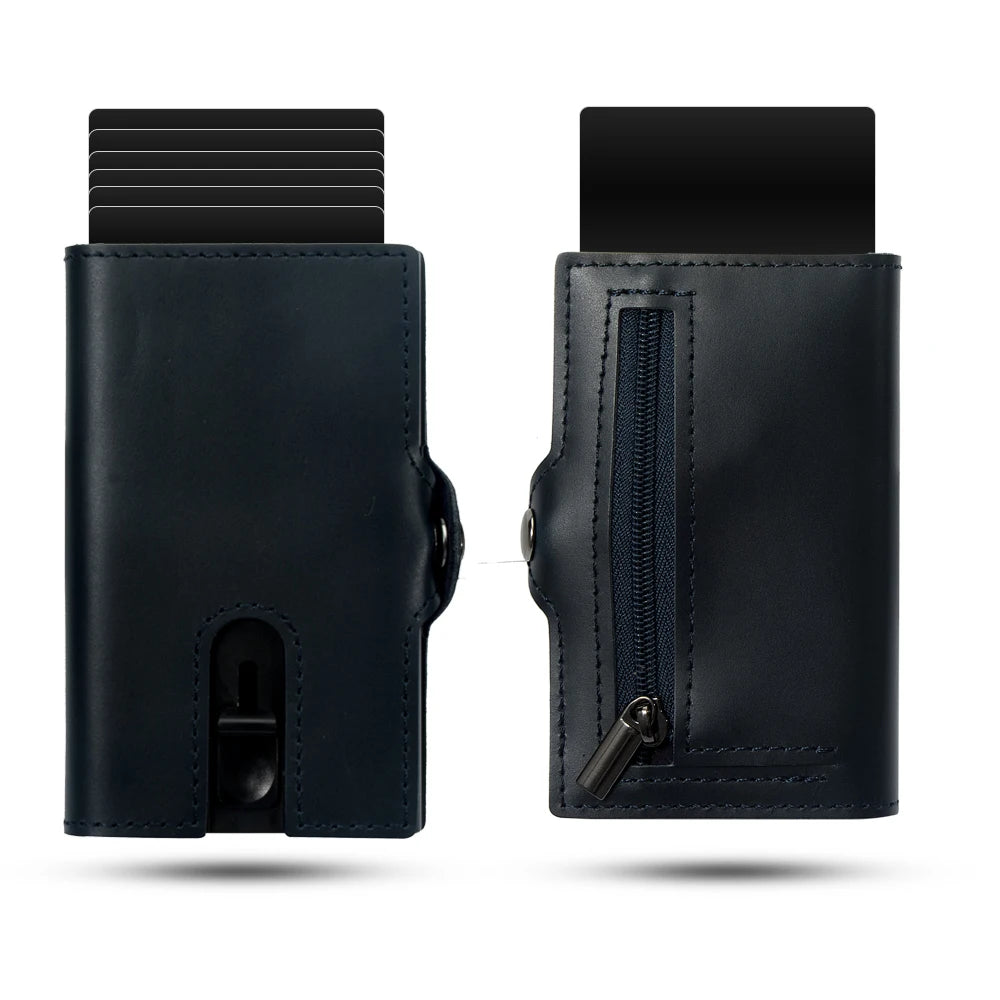 Leather Pop-Up RFID Wallet