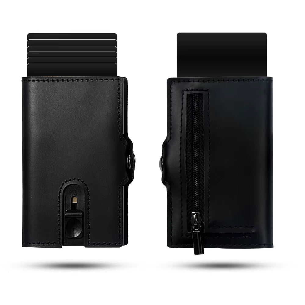 Leather Pop-Up RFID Wallet