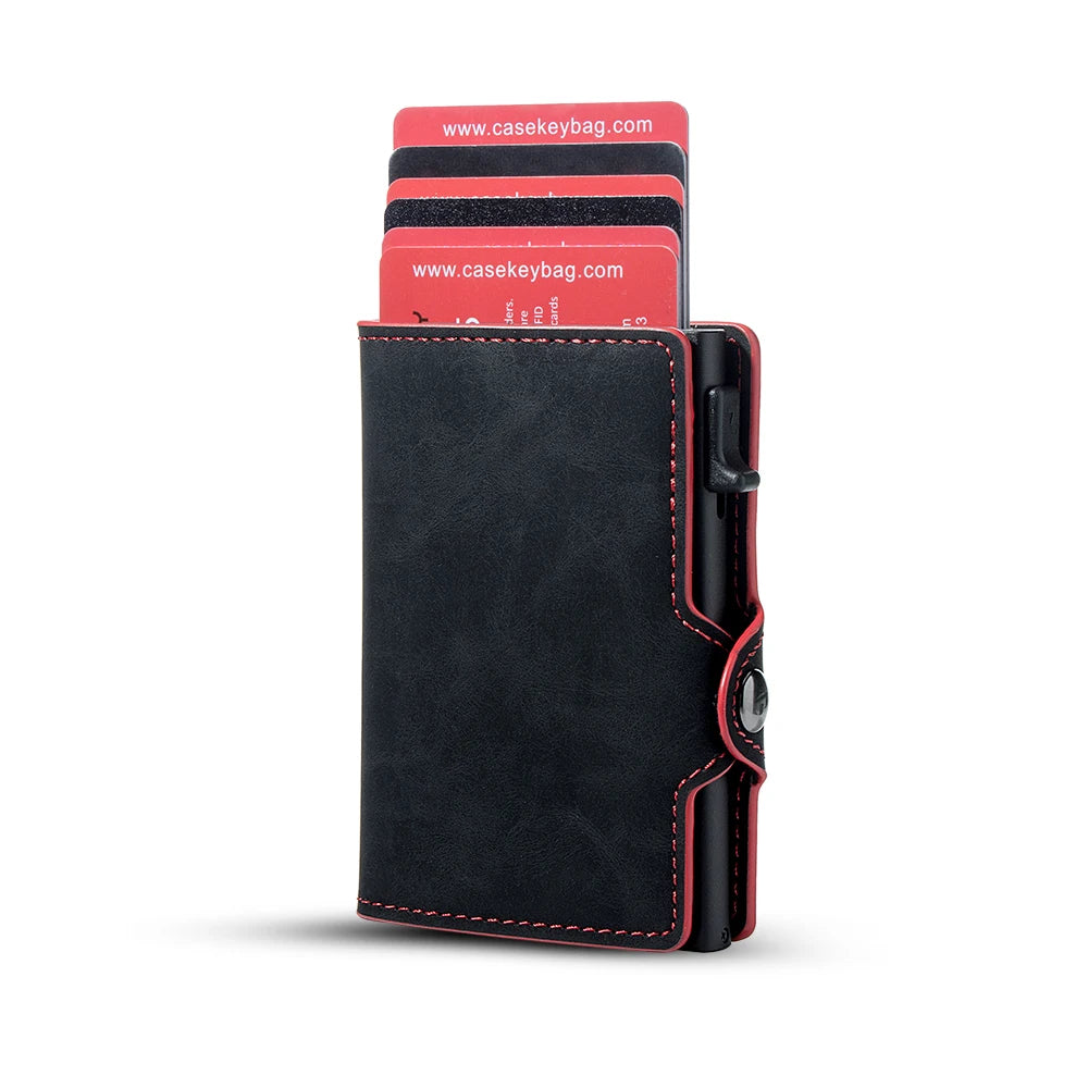 Leather Pop-Up RFID Wallet