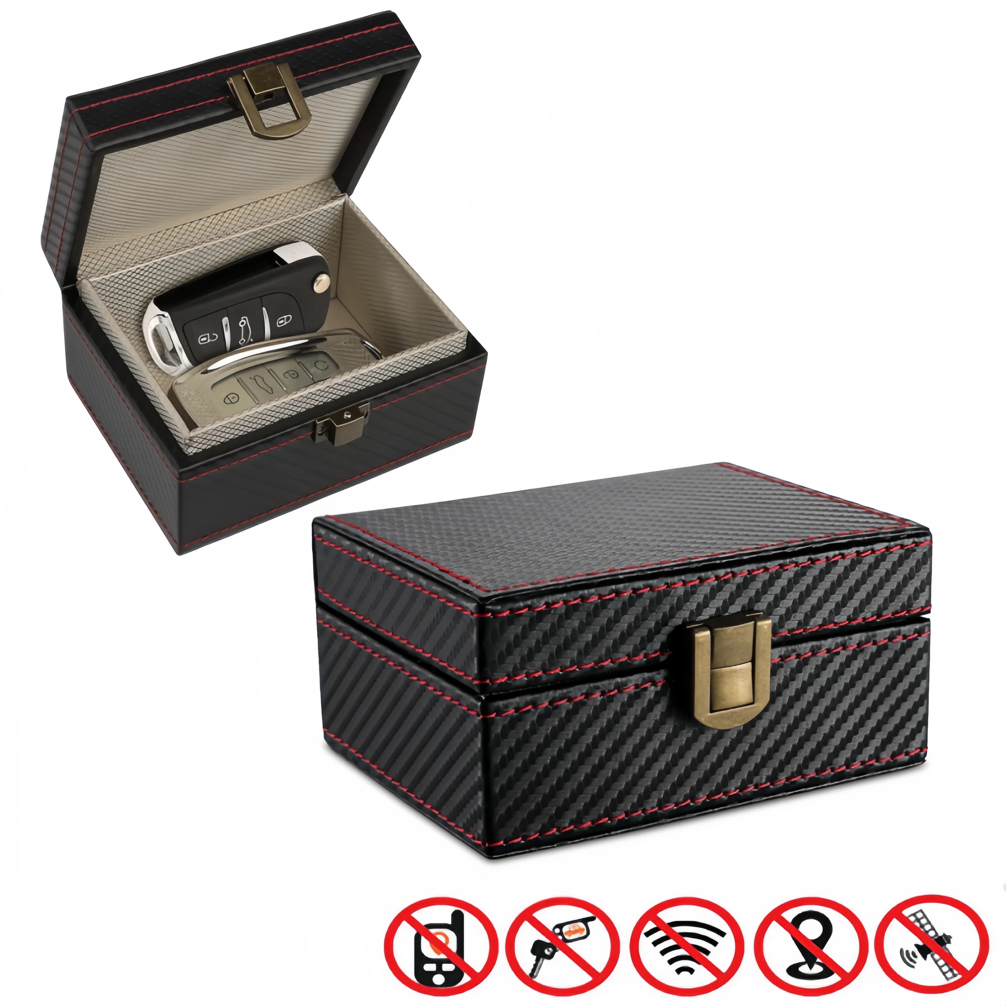 Faraday box for Car Keys Signal Blocker Key Fob Protector Anti Theft RFID