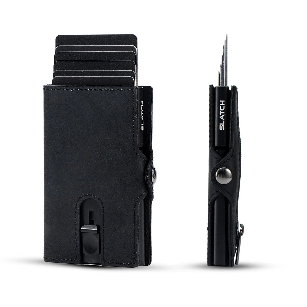 Leather Pop-Up RFID Wallet