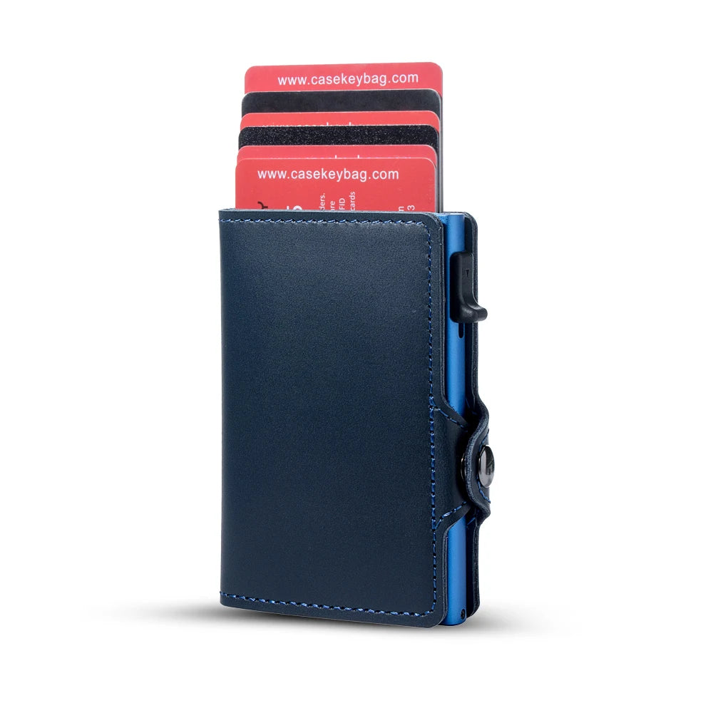 Leather Pop-Up RFID Wallet
