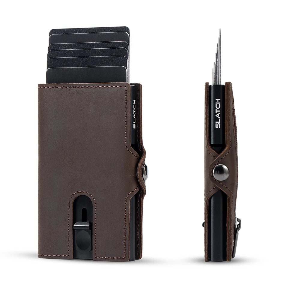 Leather Pop-Up RFID Wallet
