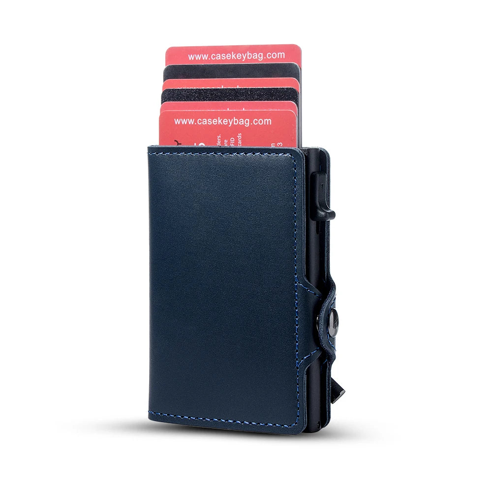 Leather Pop-Up RFID Wallet