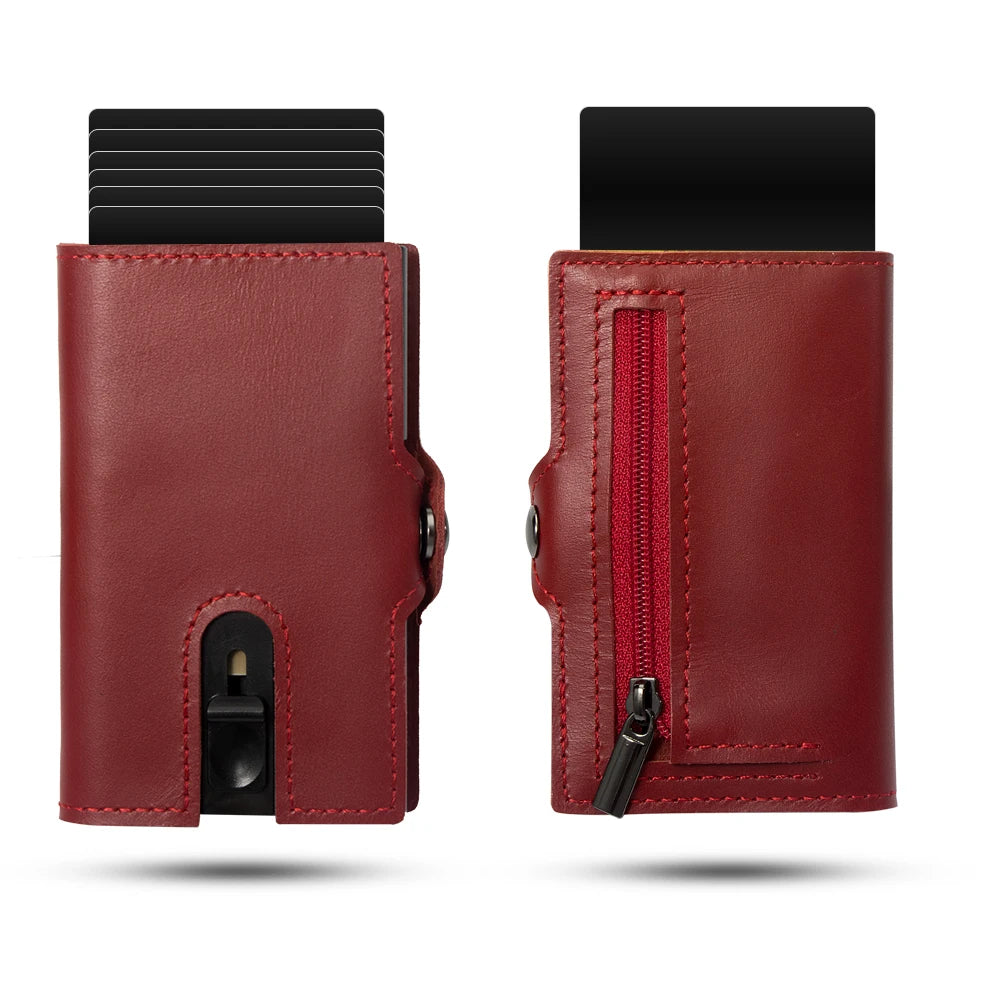 Leather Pop-Up RFID Wallet