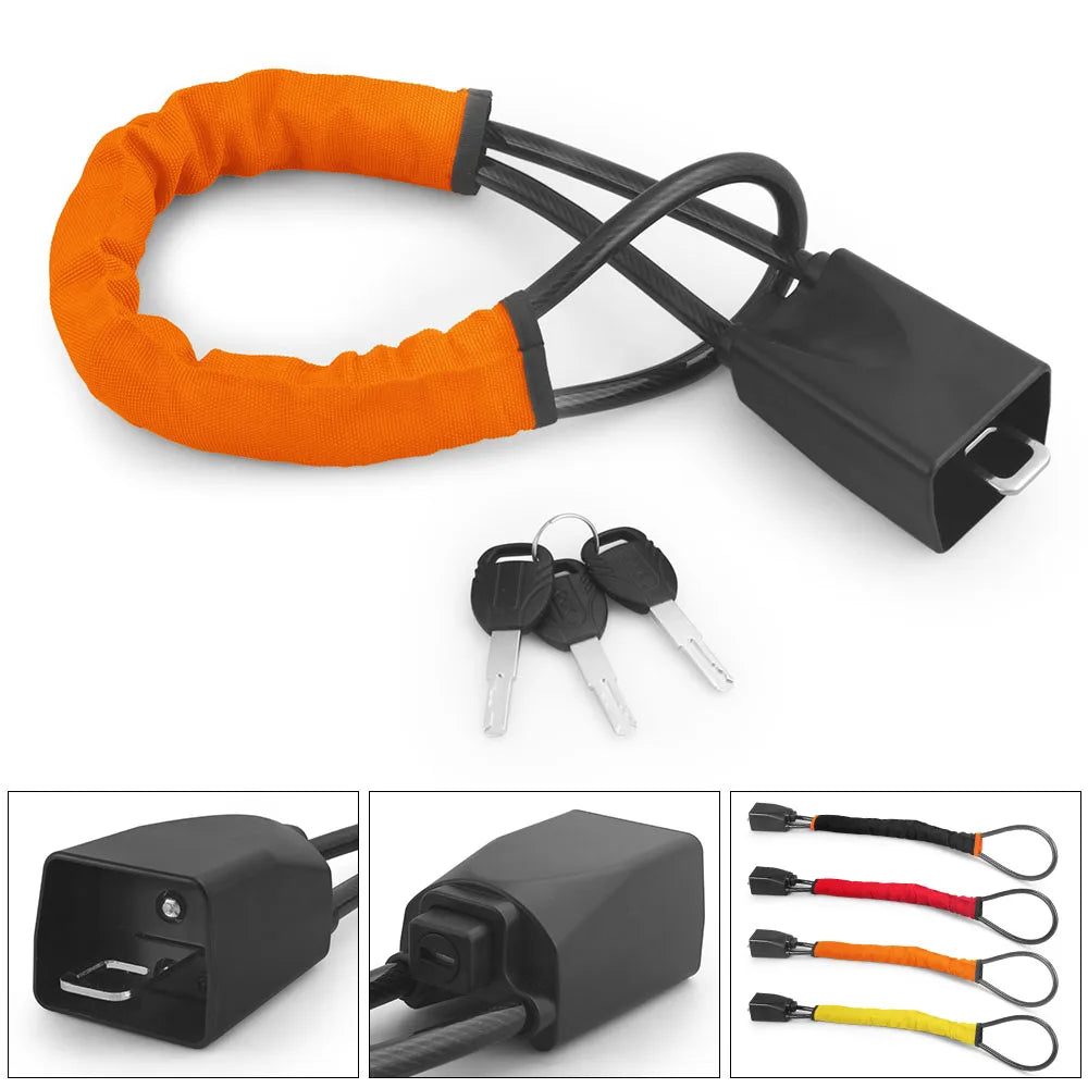 Car Steering Wheel Lock Universal Seat Belt Anti-Theft Lock With 3 Keys Anti-theft Device